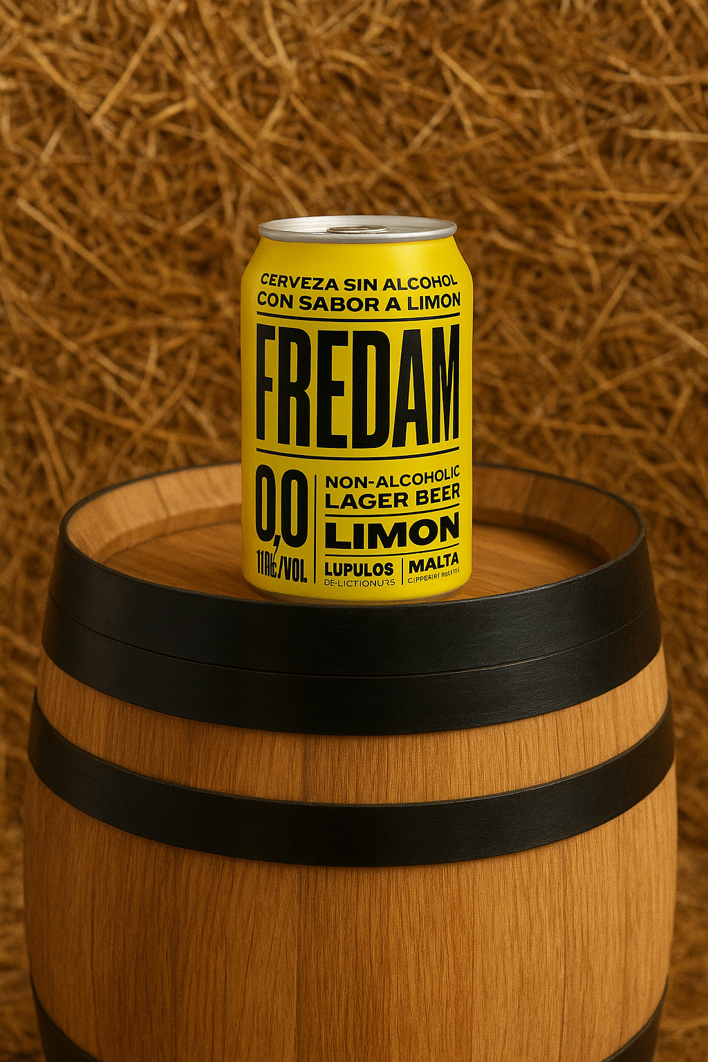 Alcohol-free beer Free Damm Lemon 33cl