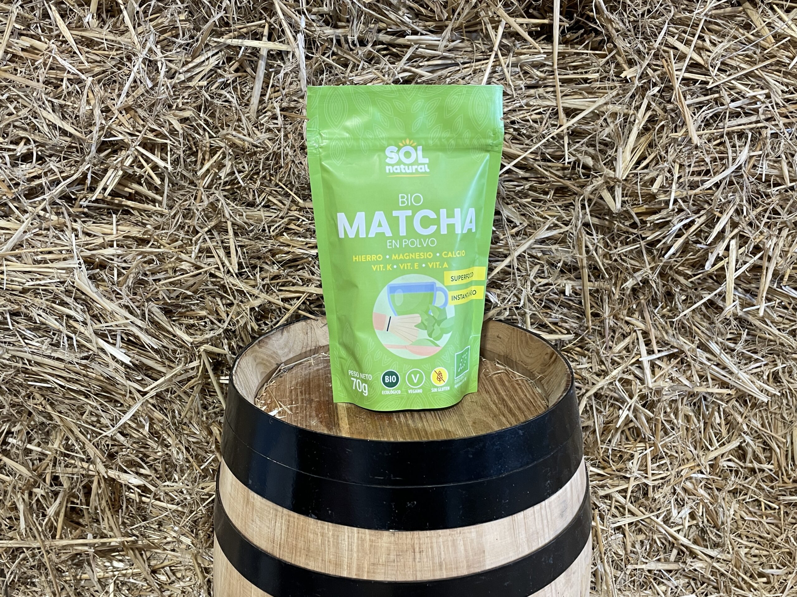 Organic Matcha in Natural Sun Powder