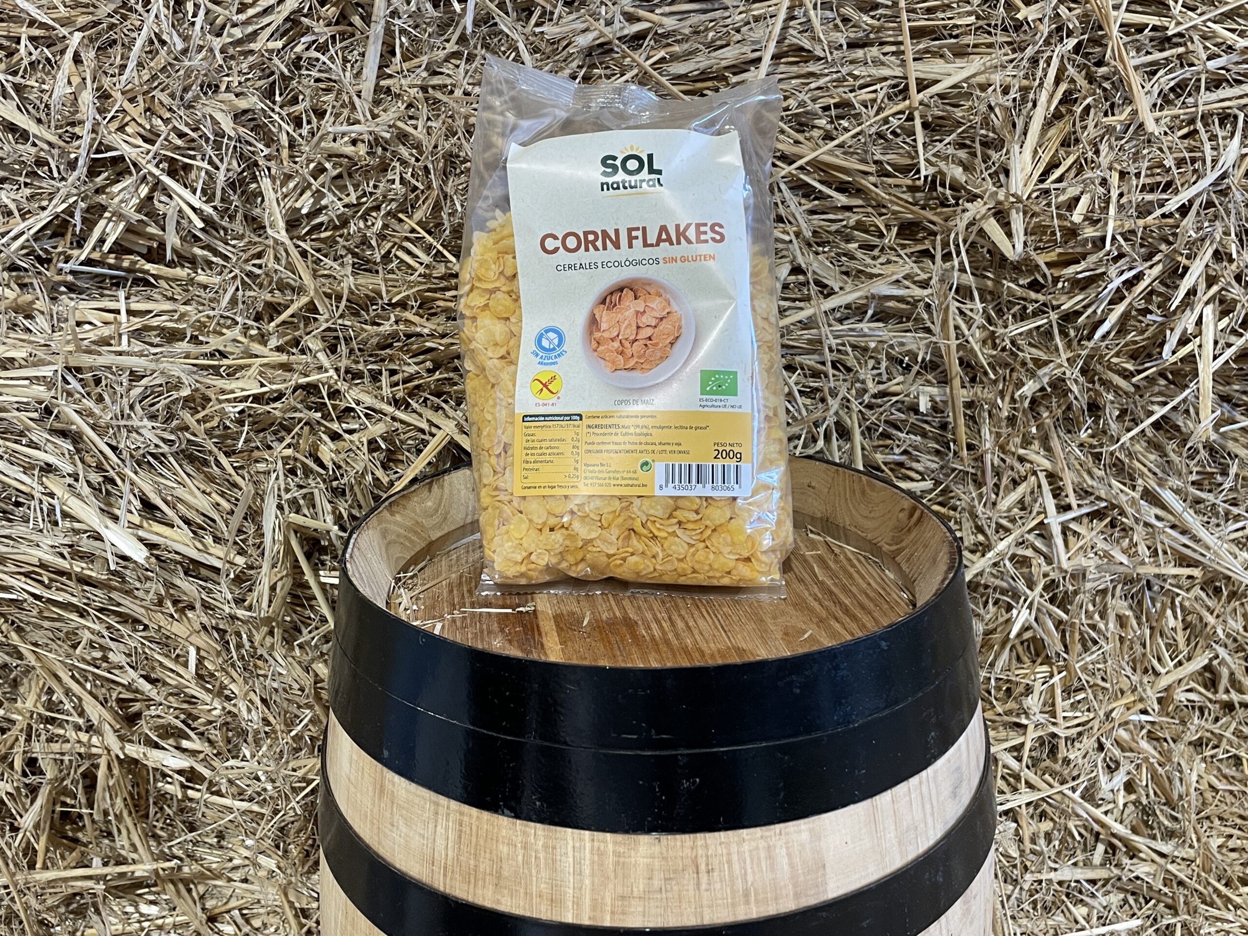 Organic Corn Flakes Without Gluten Sol Natural