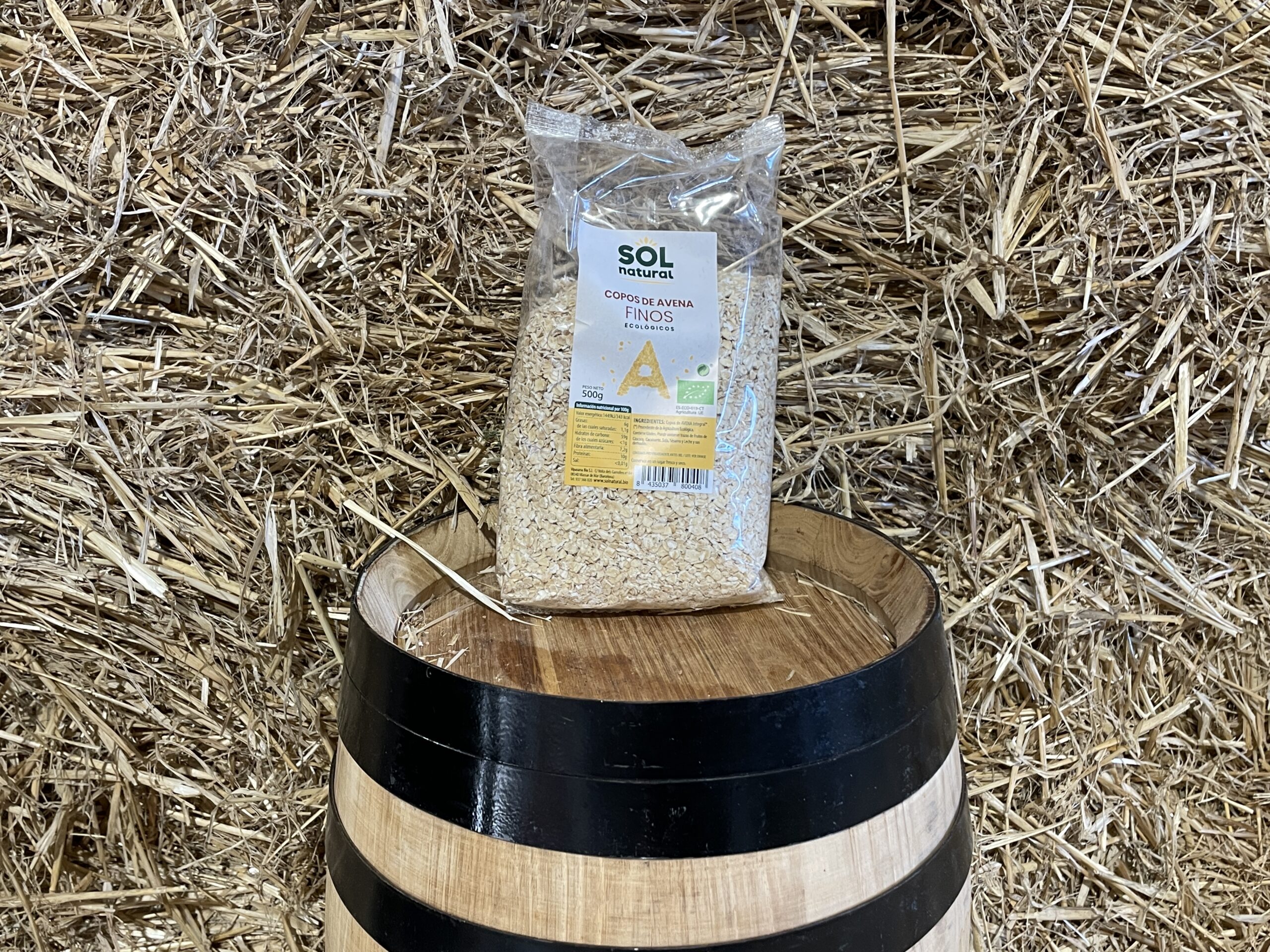 Sol Natural Organic Fine Oat Cups 500gr